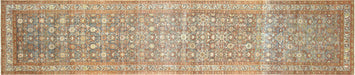 Semi Antique Persian Melayer Runner - 3'3" x 15'10"