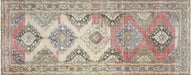 Vintage Turkish Oushak Rug - 5'1" x 12'8"