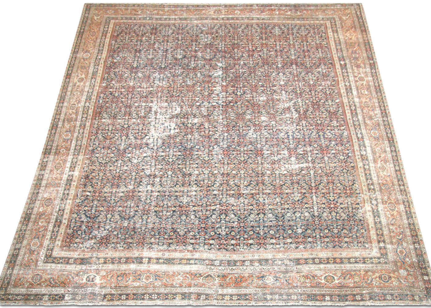 Semi Antique Persian Mahal Rug - 13'10" x 19'6"