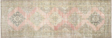 Vintage Turkish Oushak Carpet - 4'6" x 13'3"