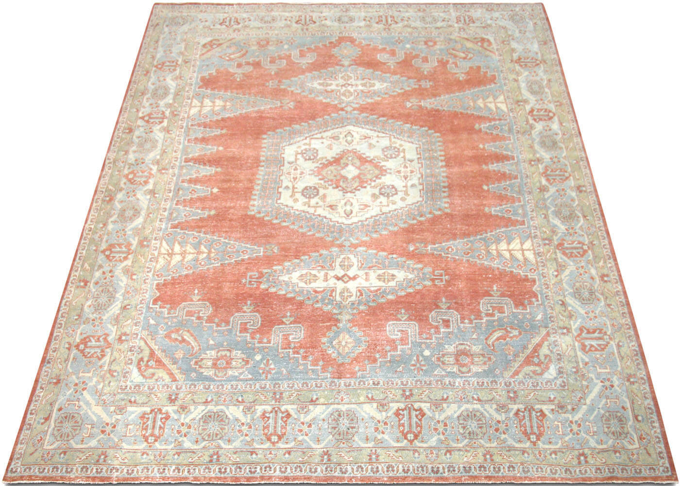 Semi Antique Persian Tabriz Rug - 10'1" x 13'4"