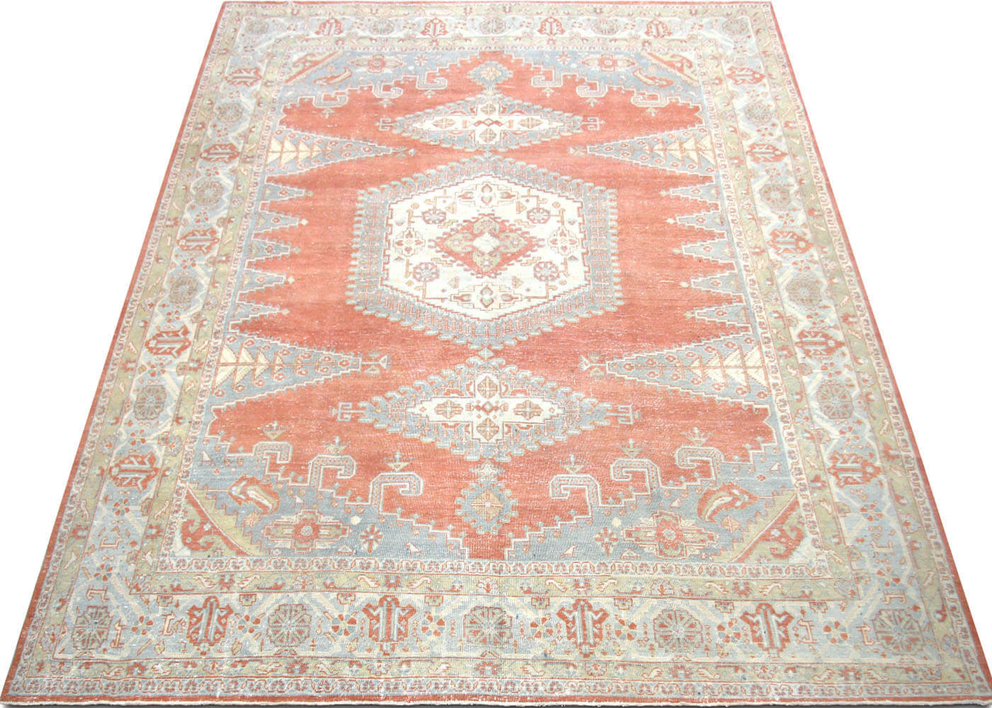 Semi Antique Persian Tabriz Rug - 10'1" x 13'4"