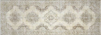 Vintage Turkish Oushak Carpet - 4'6" x 13'