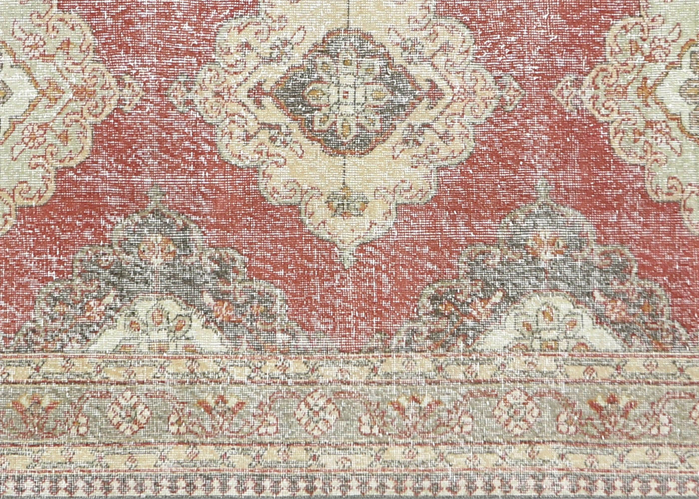 Vintage Turkish Oushak Rug - 4'11" x 12'9"