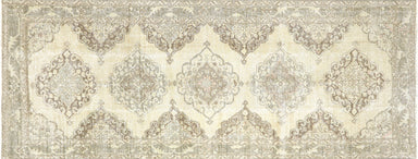 Vintage Turkish Oushak Carpet - 4'8" x 12'3"