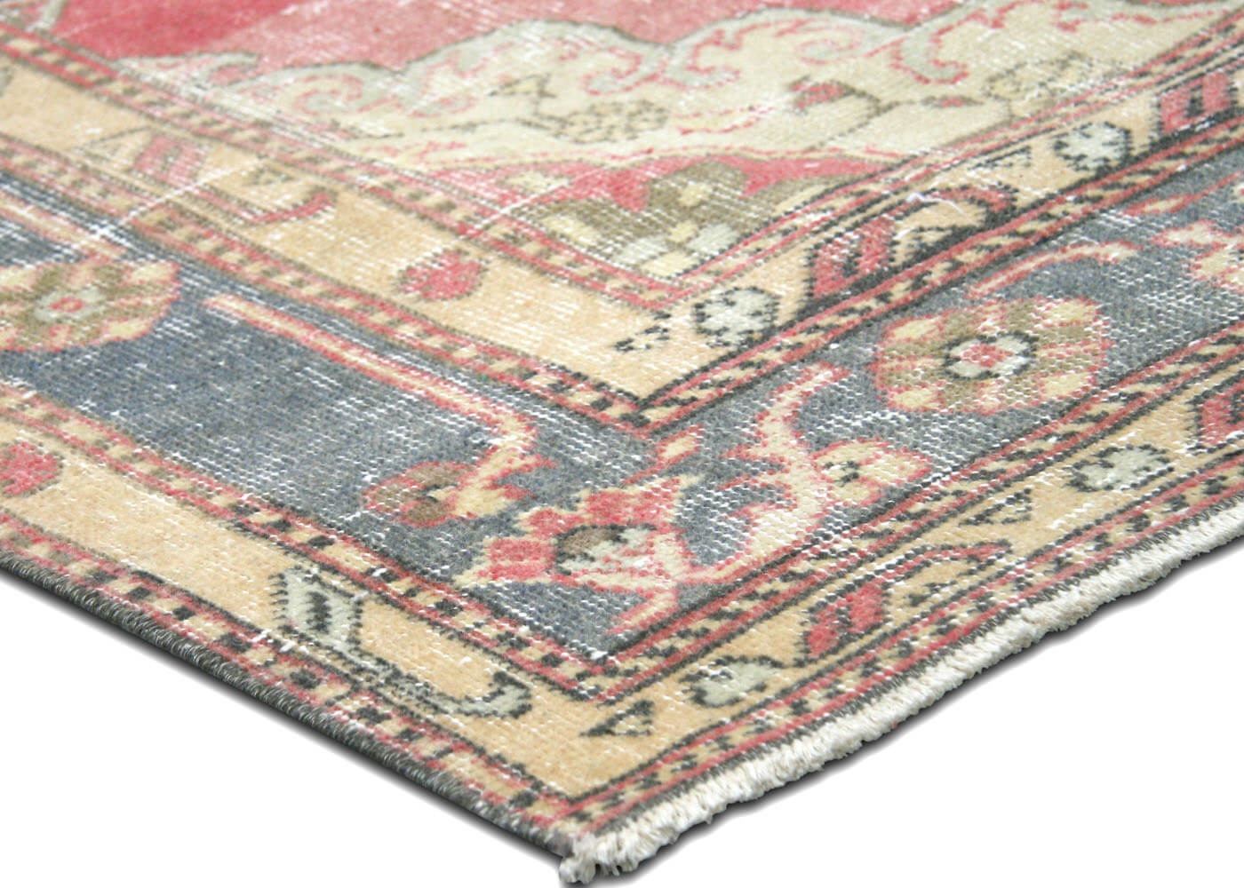 Vintage Turkish Oushak Rug - 4'11" x 11'10"