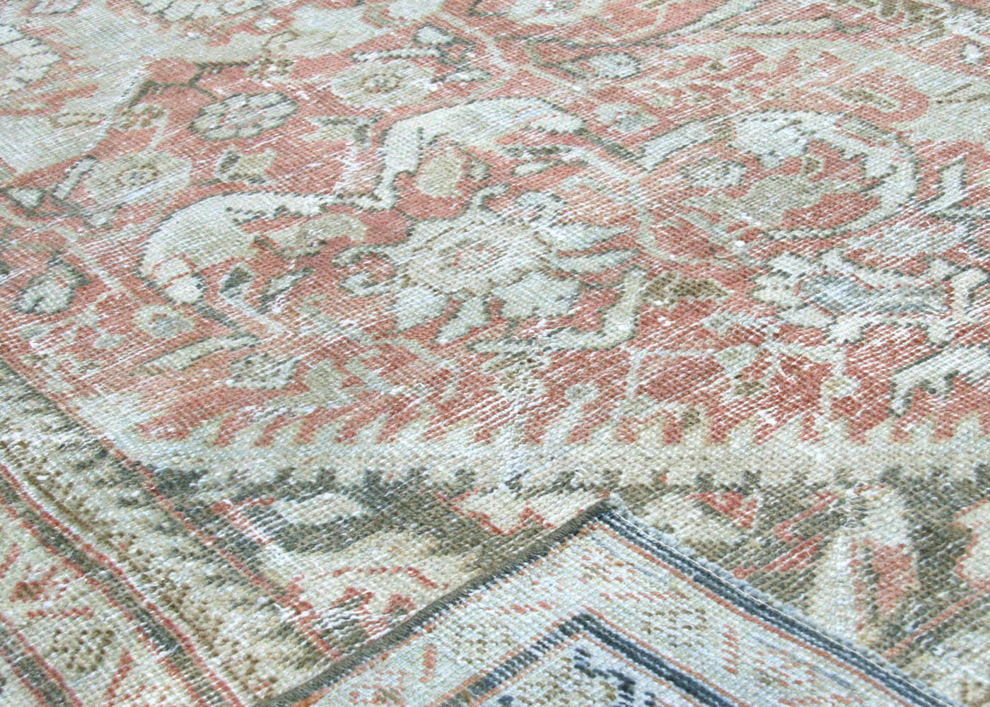 Semi Antique Persian Mahal Rug - 9'2" x 11'6"