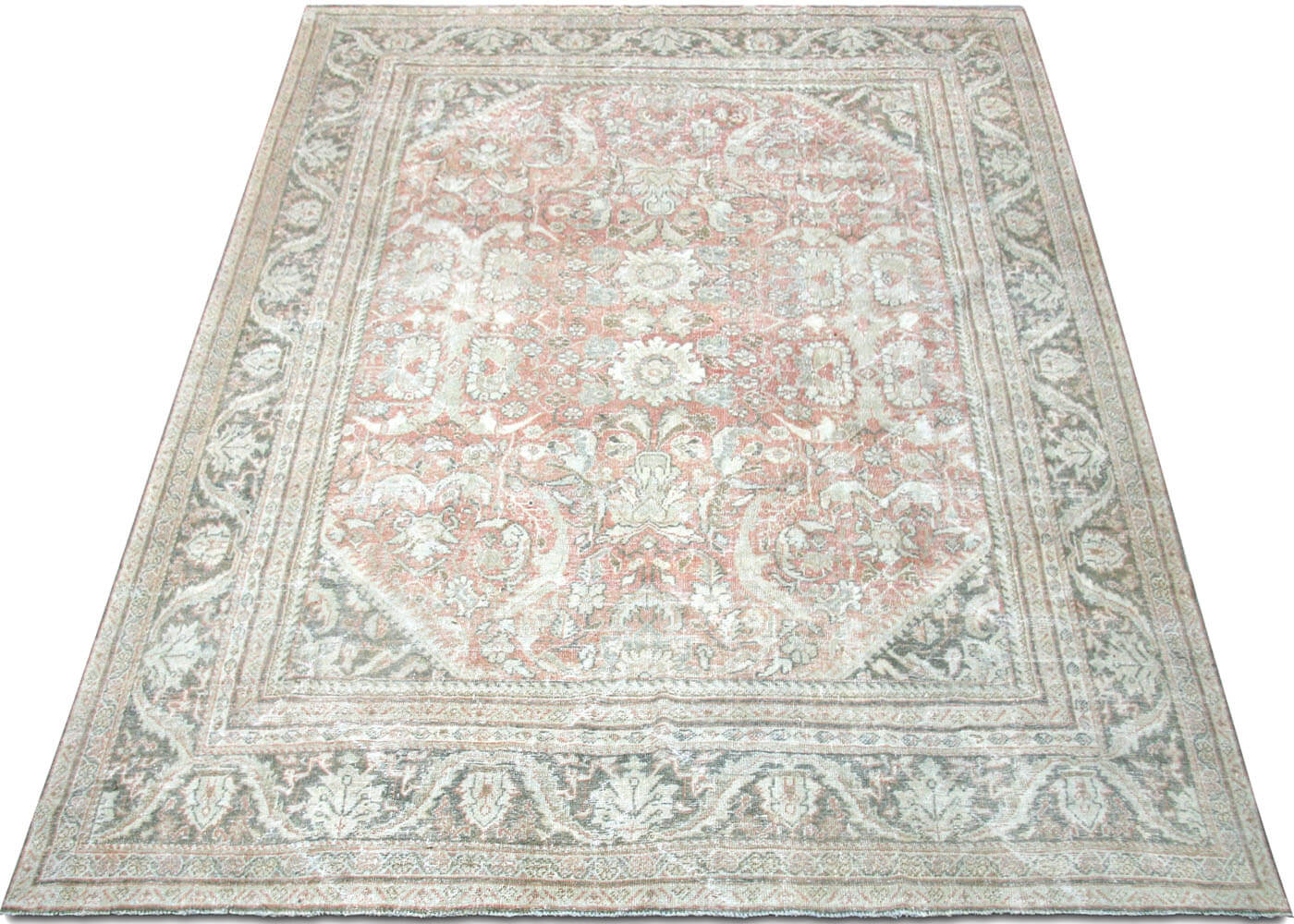 Semi Antique Persian Mahal Rug - 9'2" x 11'6"