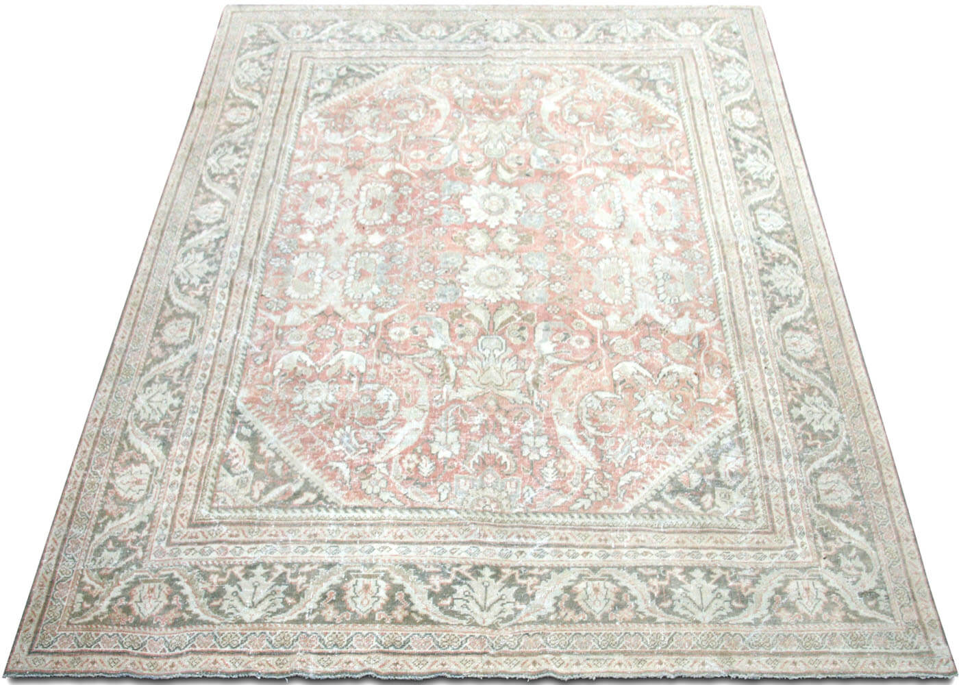 Semi Antique Persian Mahal Rug - 9'2" x 11'6"