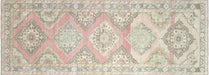 Vintage Turkish Oushak Rug - 4'10" x 12'10"