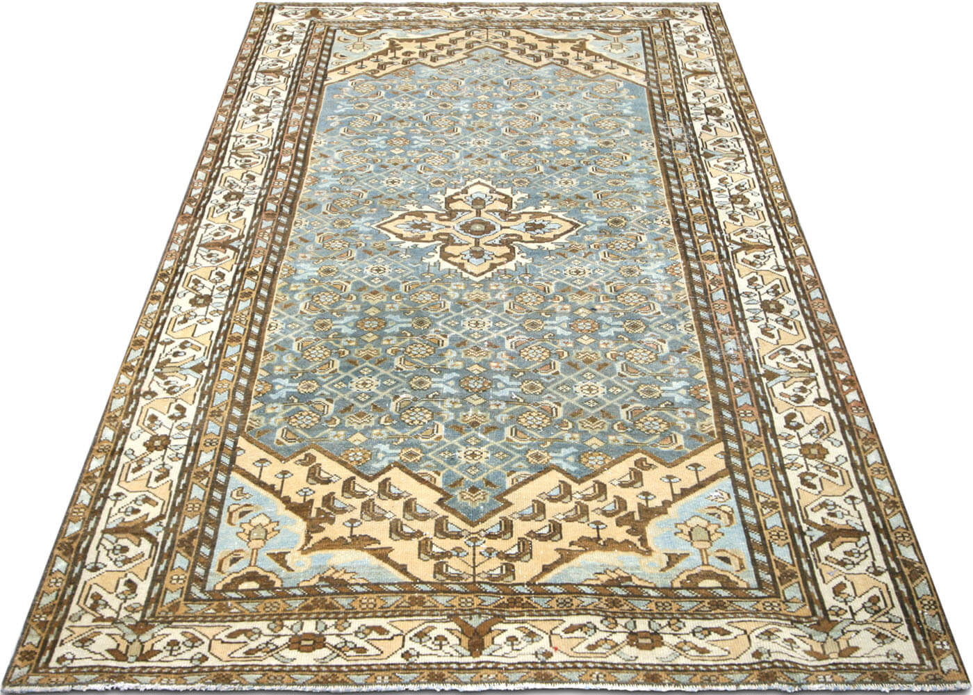 Semi Antique Persian Melayer Rug - 4'4" x 6'9"