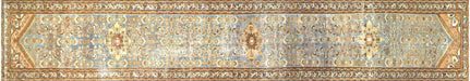 Semi Antique Persian Melayer Runner - 3' x 17'2"