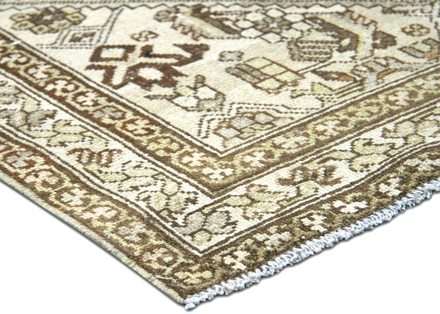 Semi Antique Persian Melayer Runner - 3' x 12'9"
