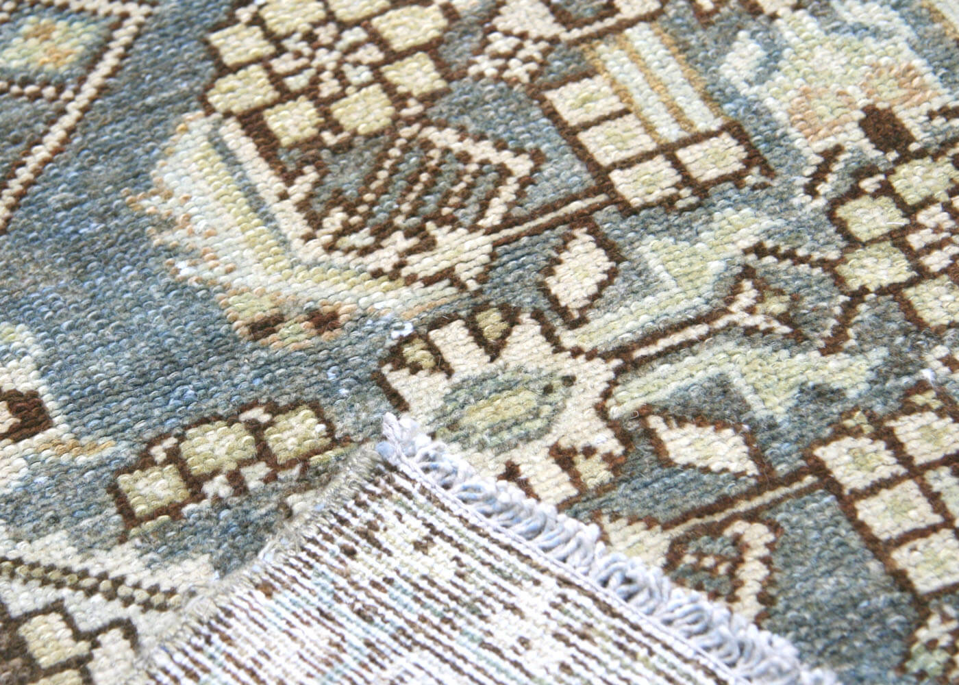 Semi Antique Persian Melayer Runner - 3' x 12'9"
