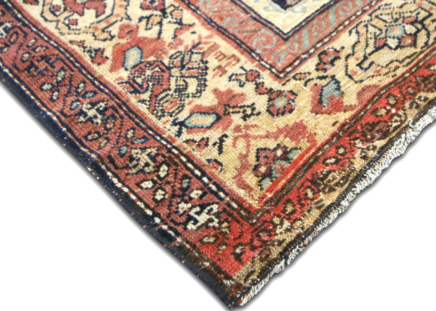 Semi Antique Persian Melayer Rug - 3'10" x 6'5"