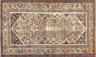 Semi Antique Persian Melayer Rug - 3'10" x 6'5"