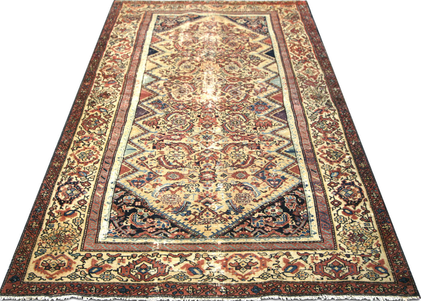 Semi Antique Persian Melayer Rug - 3'10" x 6'5"