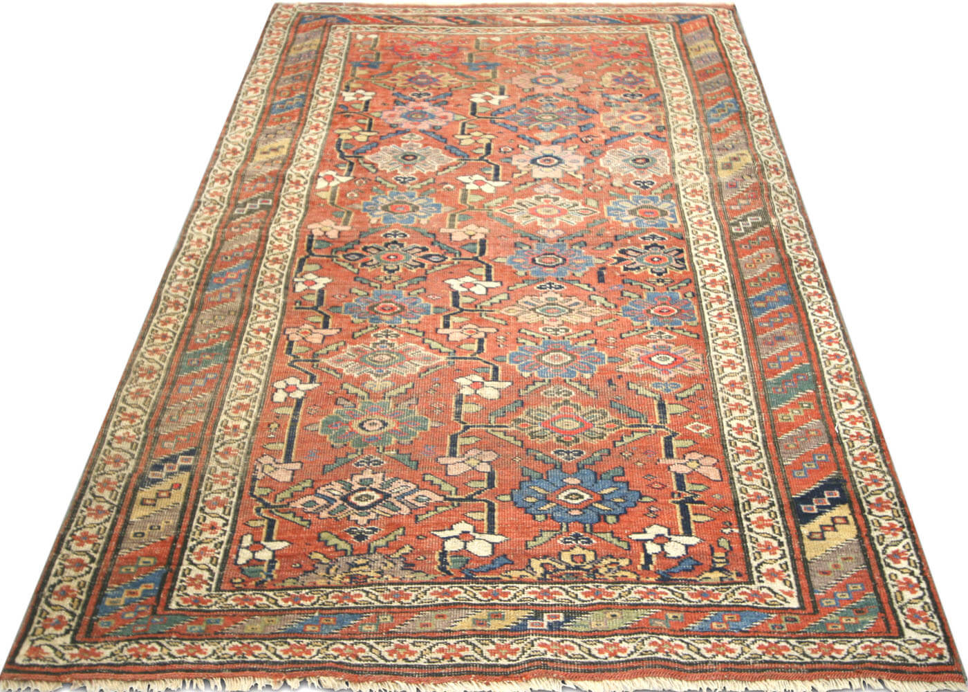 Semi Antique Persian Bidjar Rug - 4'1" x 6'11"