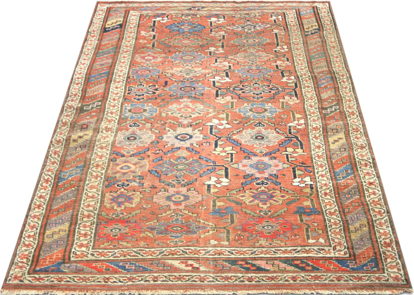 Semi Antique Persian Bidjar Rug - 4'1" x 6'11"