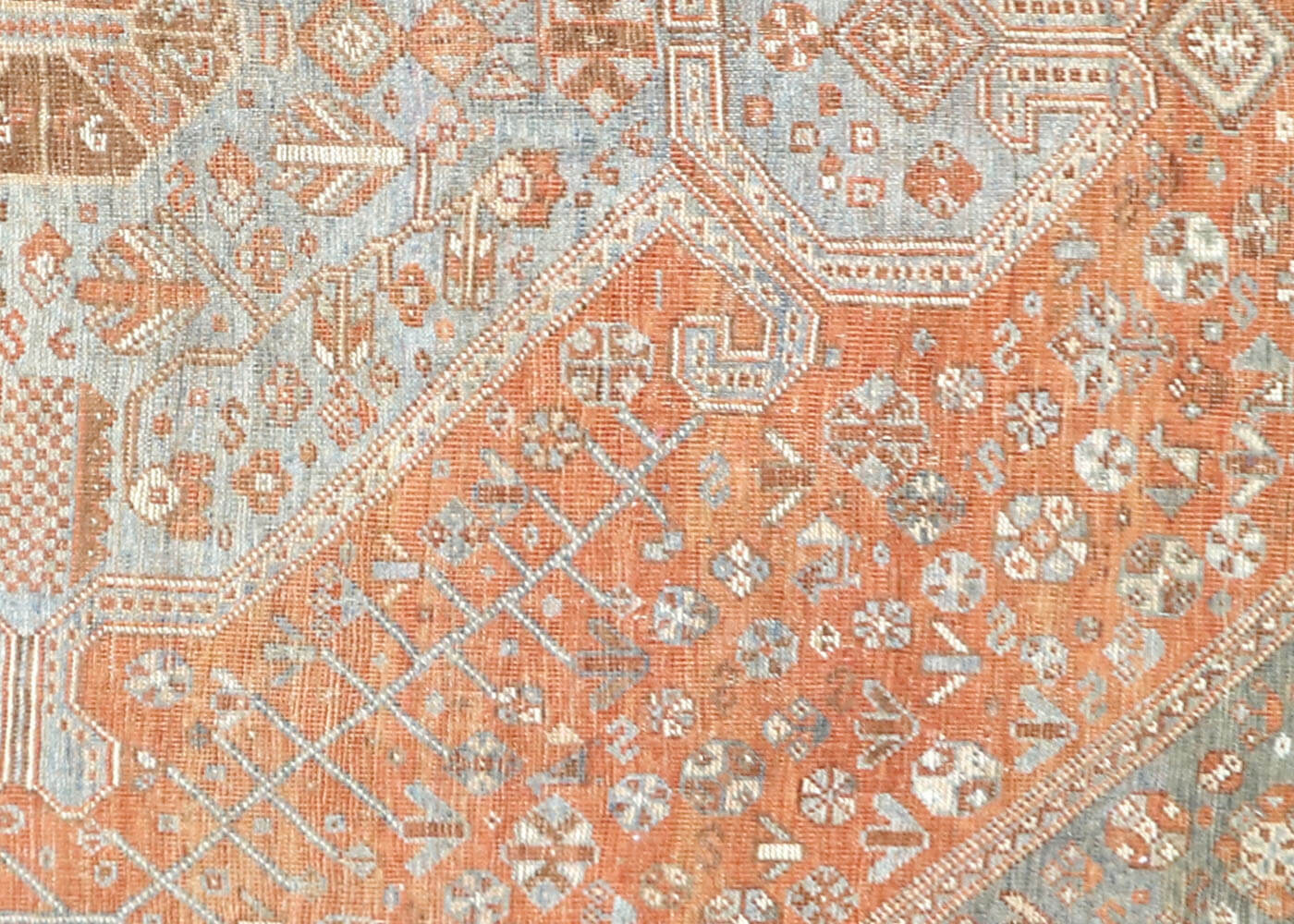 Semi Antique Persian Shiraz Rug - 7' x 10'5"