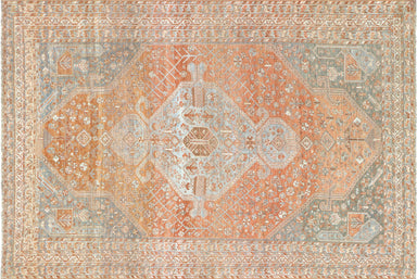 Semi Antique Persian Shiraz Rug - 7' x 10'5"