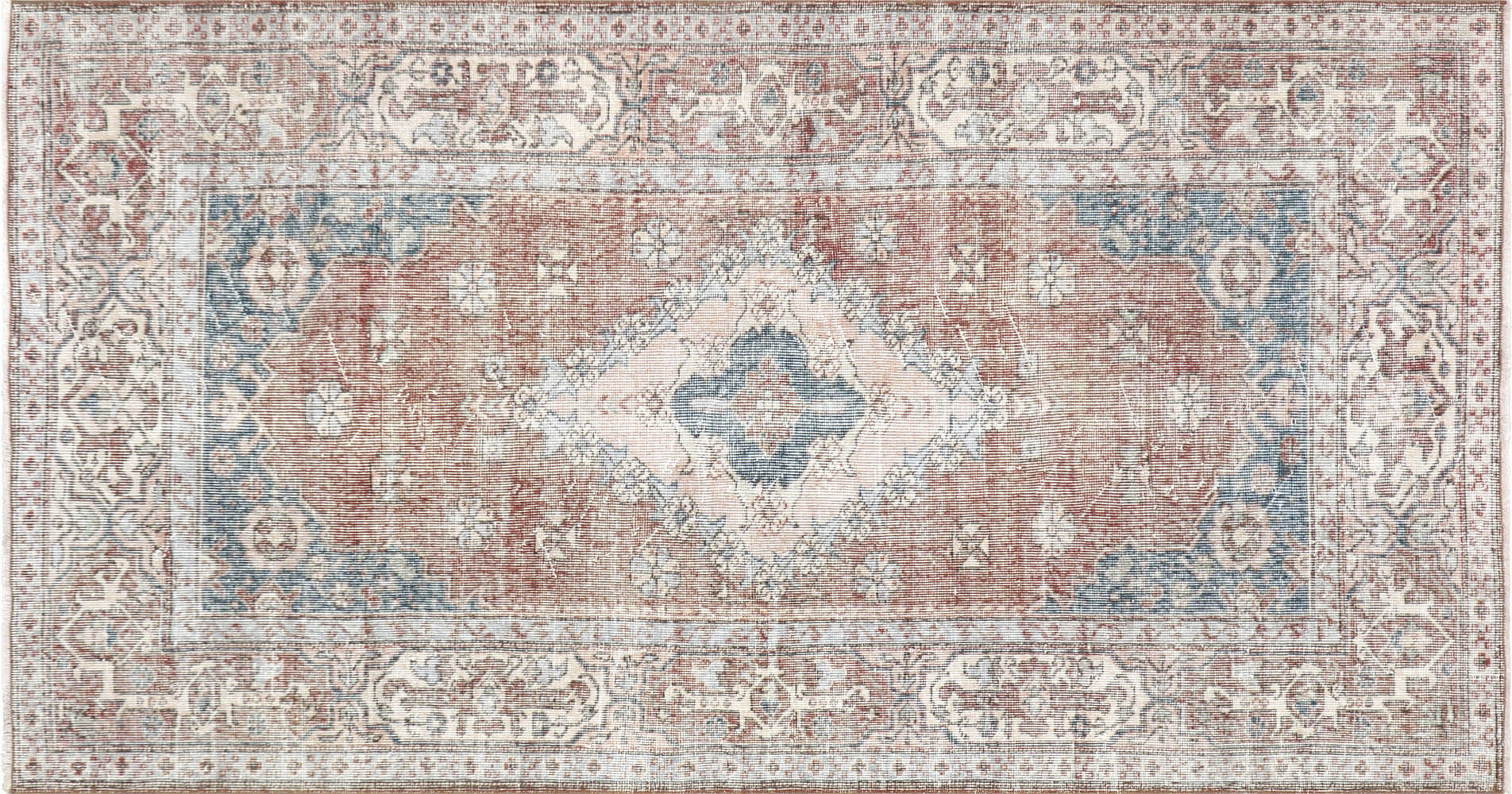 Vintage Turkish Oushak Rug - 4'5" x 8'3"