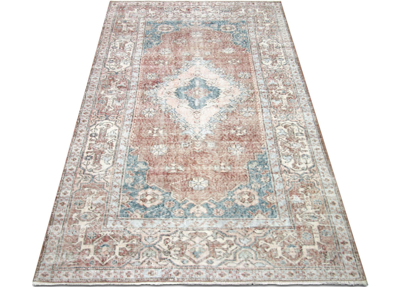 Vintage Turkish Oushak Rug - 4'5" x 8'3"