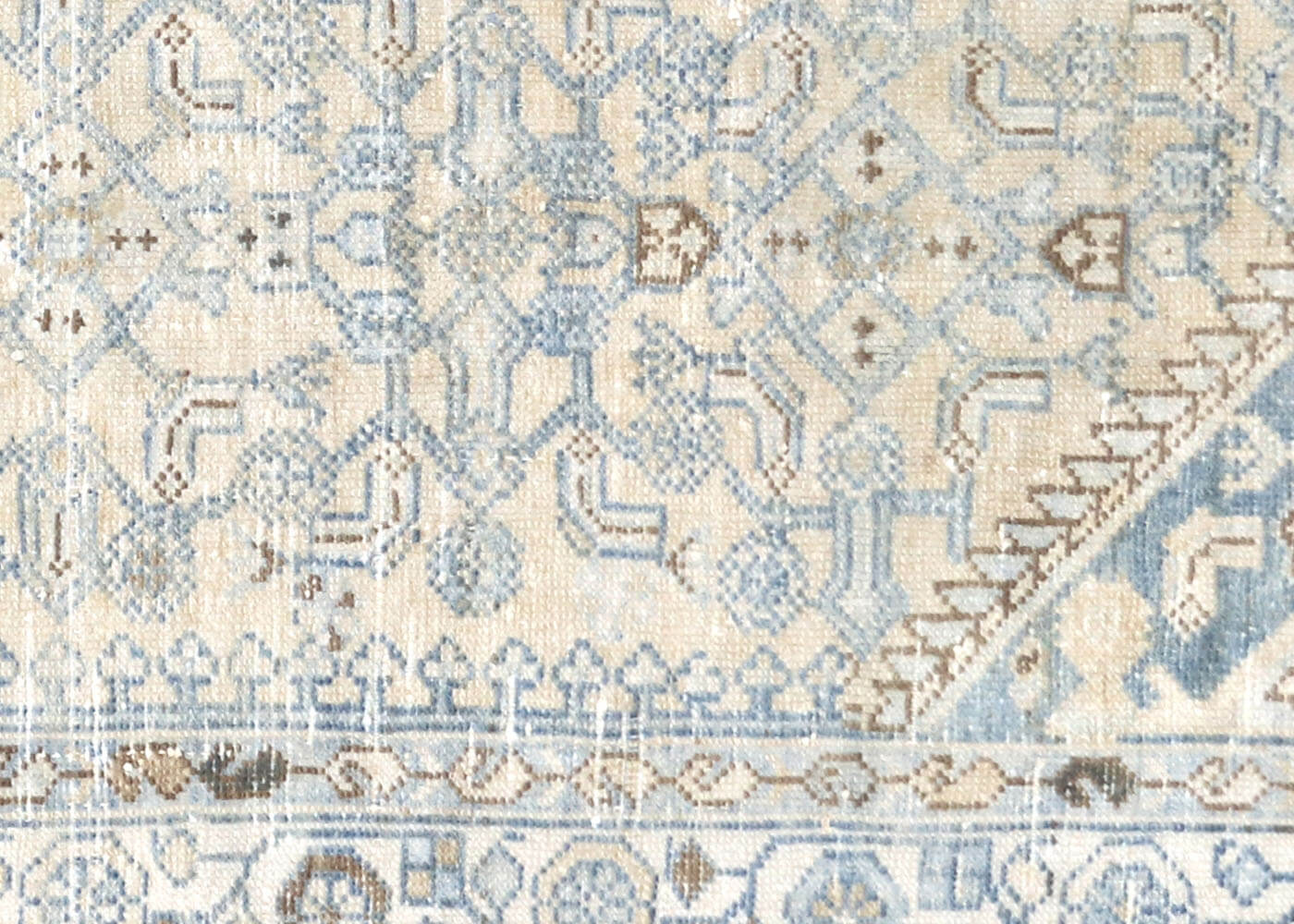Semi Antique Persian Melayer Rug - 4'1" x 6'7"