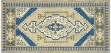 Vintage Turkish Oushak Yastic - 1'10" x 3'10"