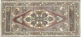 Vintage Turkish Oushak Yastic - 1'9" x 3'9"