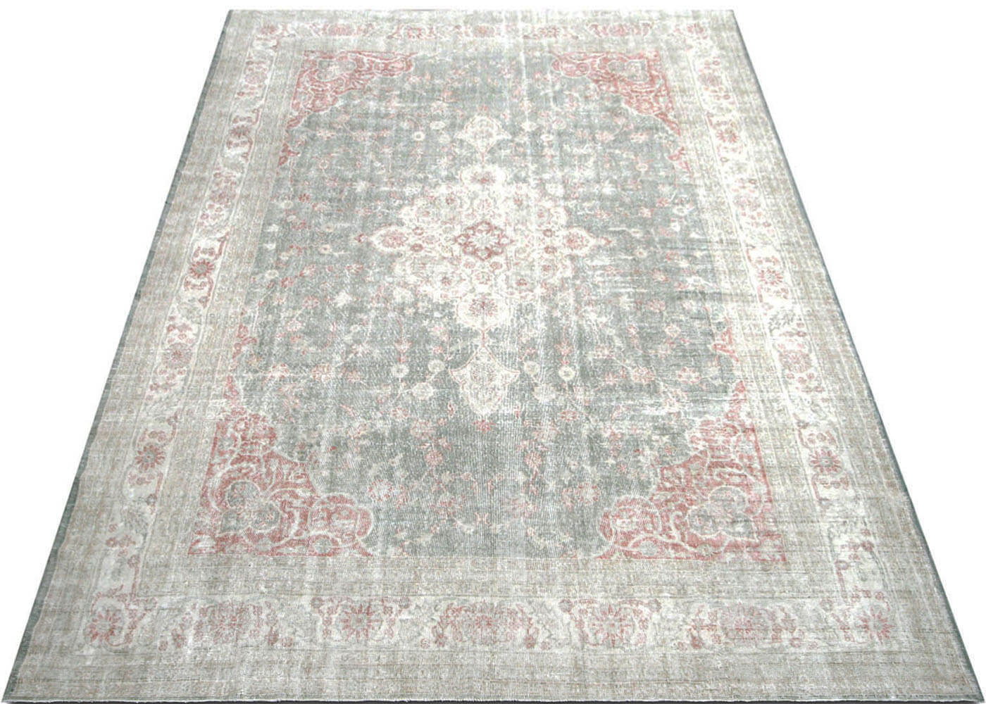 Vintage Turkish Oushak Rug - 8'11" x 12'7"