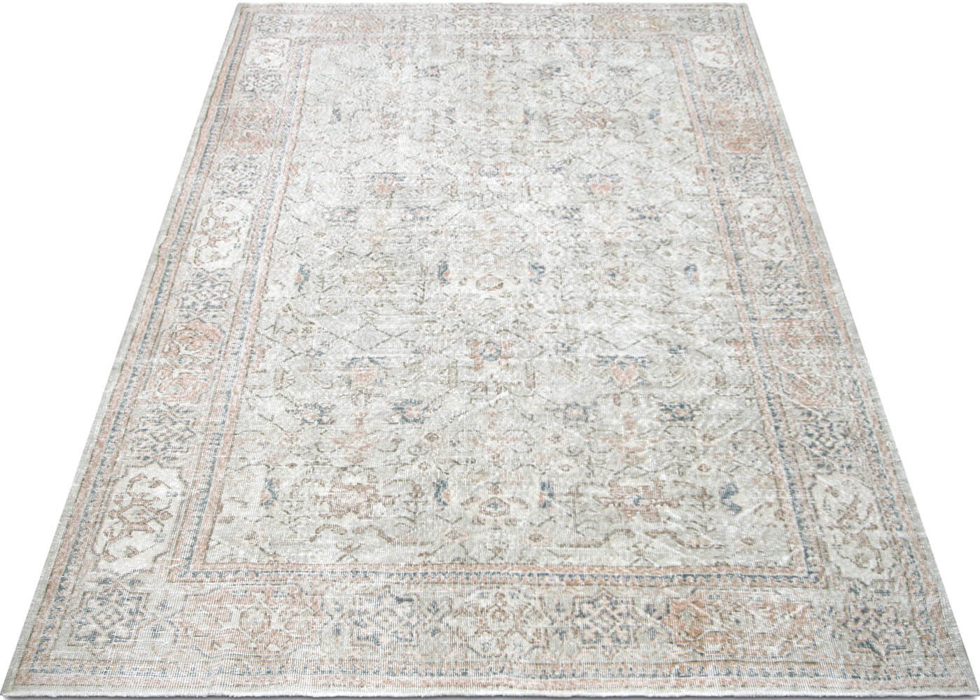 Vintage Turkish Oushak Rug - 6'10" x 10'2"