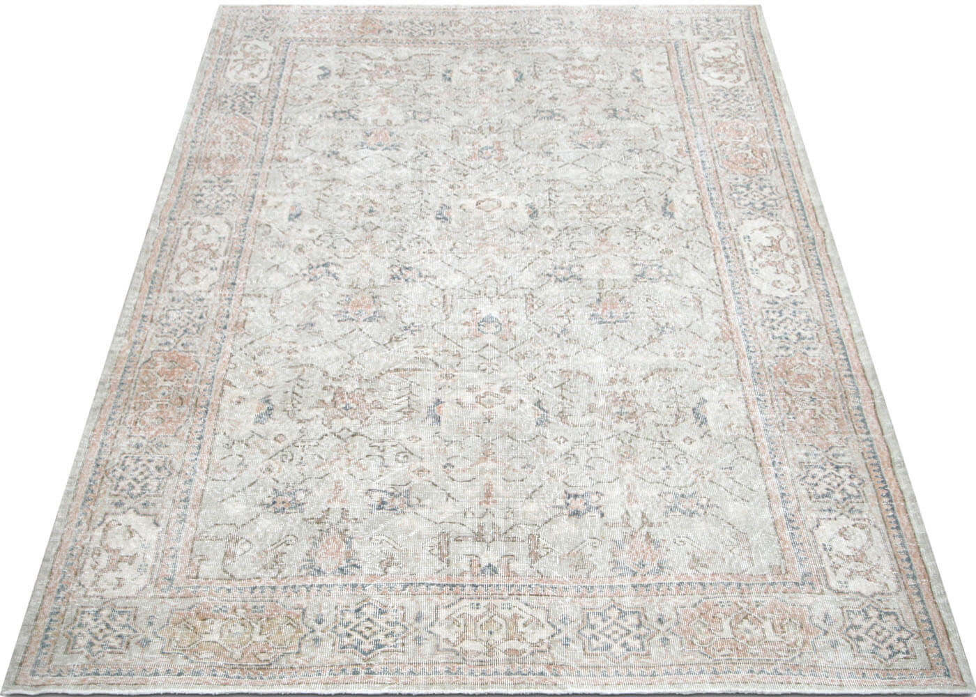 Vintage Turkish Oushak Rug - 6'10" x 10'2"