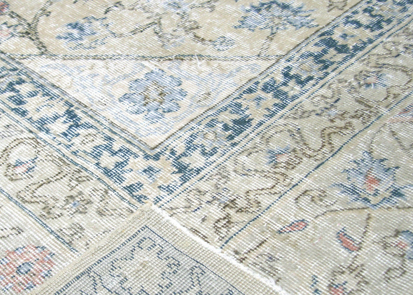 Vintage Turkish Oushak Rug - 10'1" x 13'9"