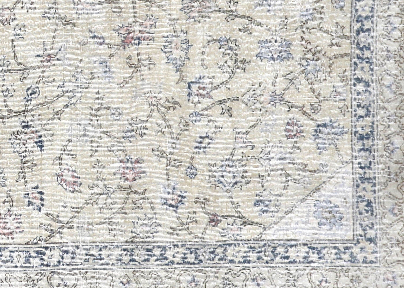 Vintage Turkish Oushak Rug - 10'1" x 13'9"