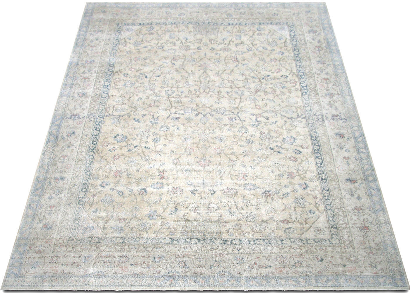 Vintage Turkish Oushak Rug - 10'1" x 13'9"