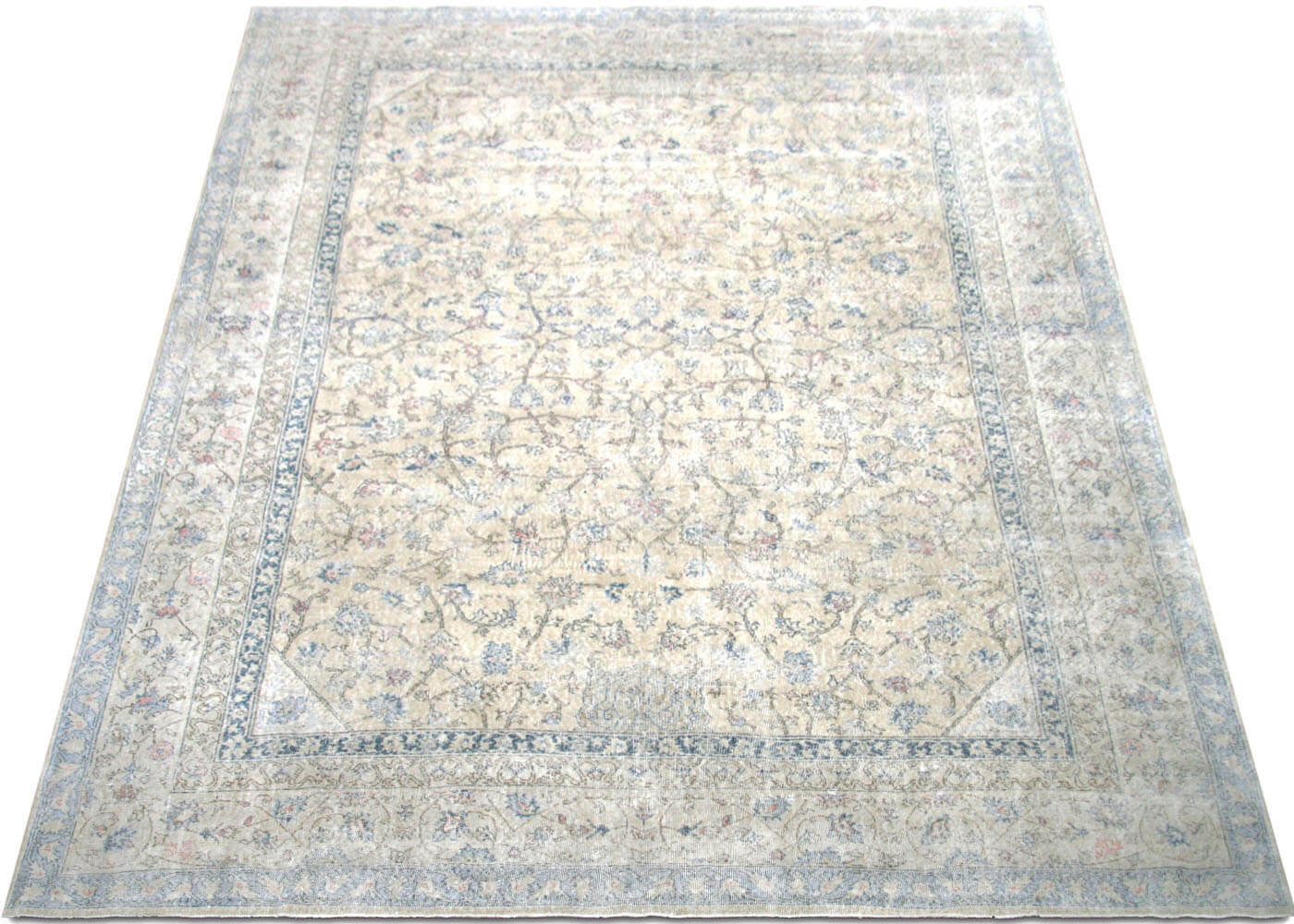 Vintage Turkish Oushak Rug - 10'1" x 13'9"