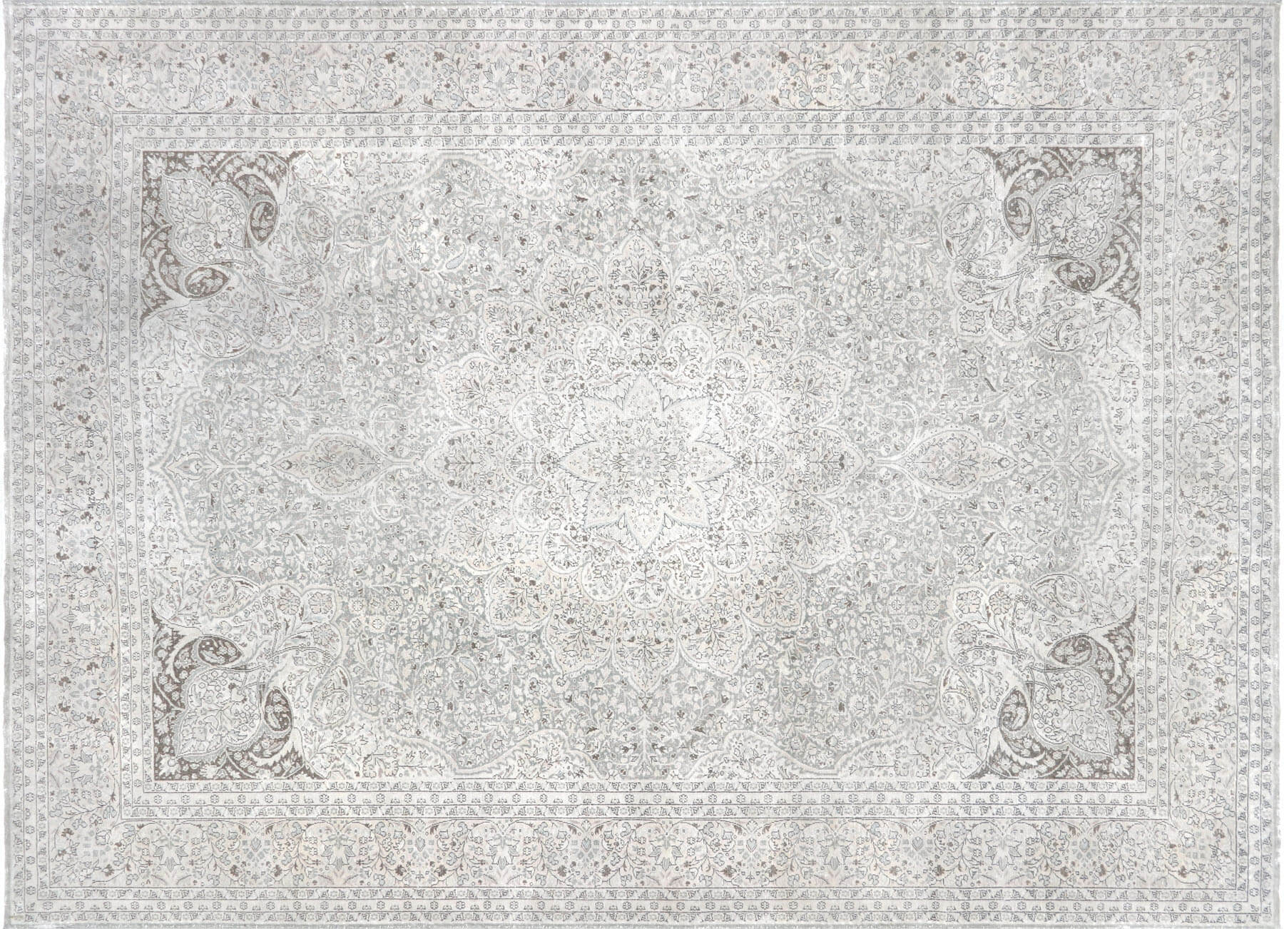 Vintage Turkish Oushak Carpet - 8'7" x 11'10"