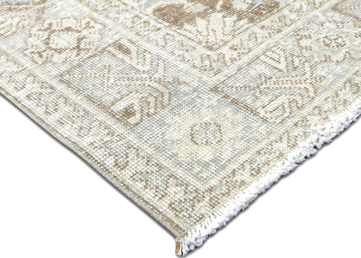 Vintage Turkish Oushak Rug - 4'5" x 12'9"