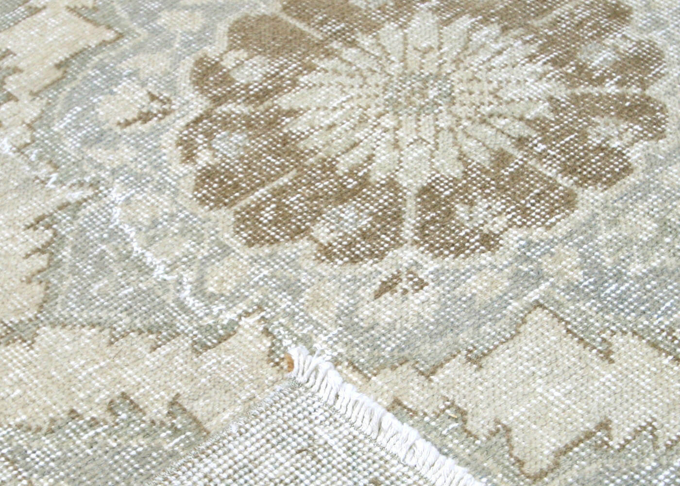Vintage Turkish Oushak Rug - 4'5" x 12'9"