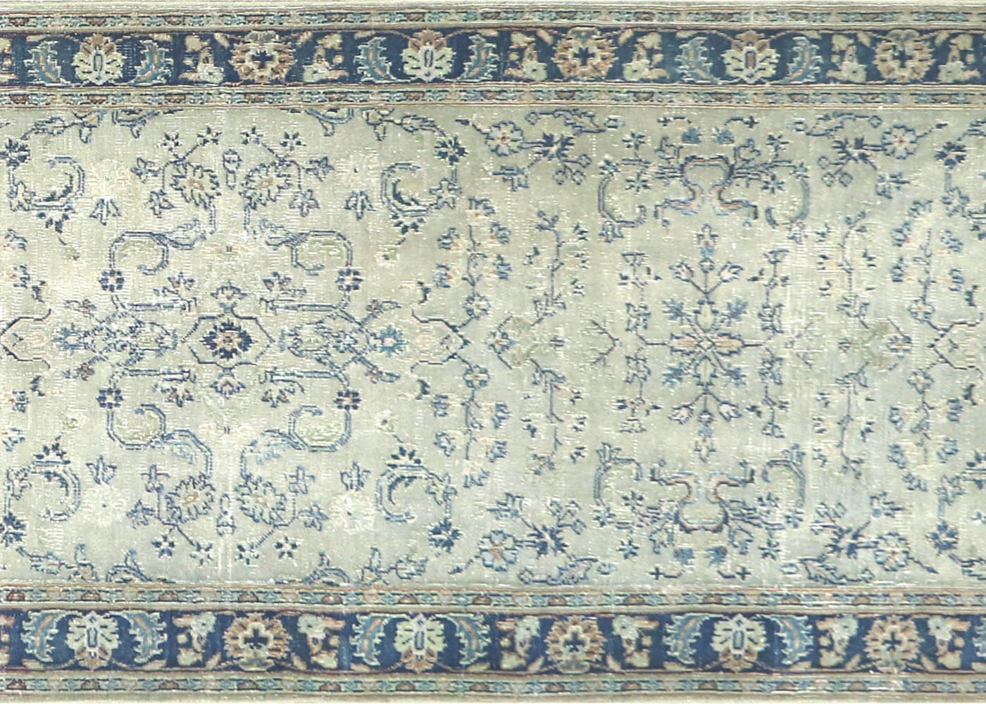 Semi Antique Persian Tabriz Runner - 2'8" x 12'7"