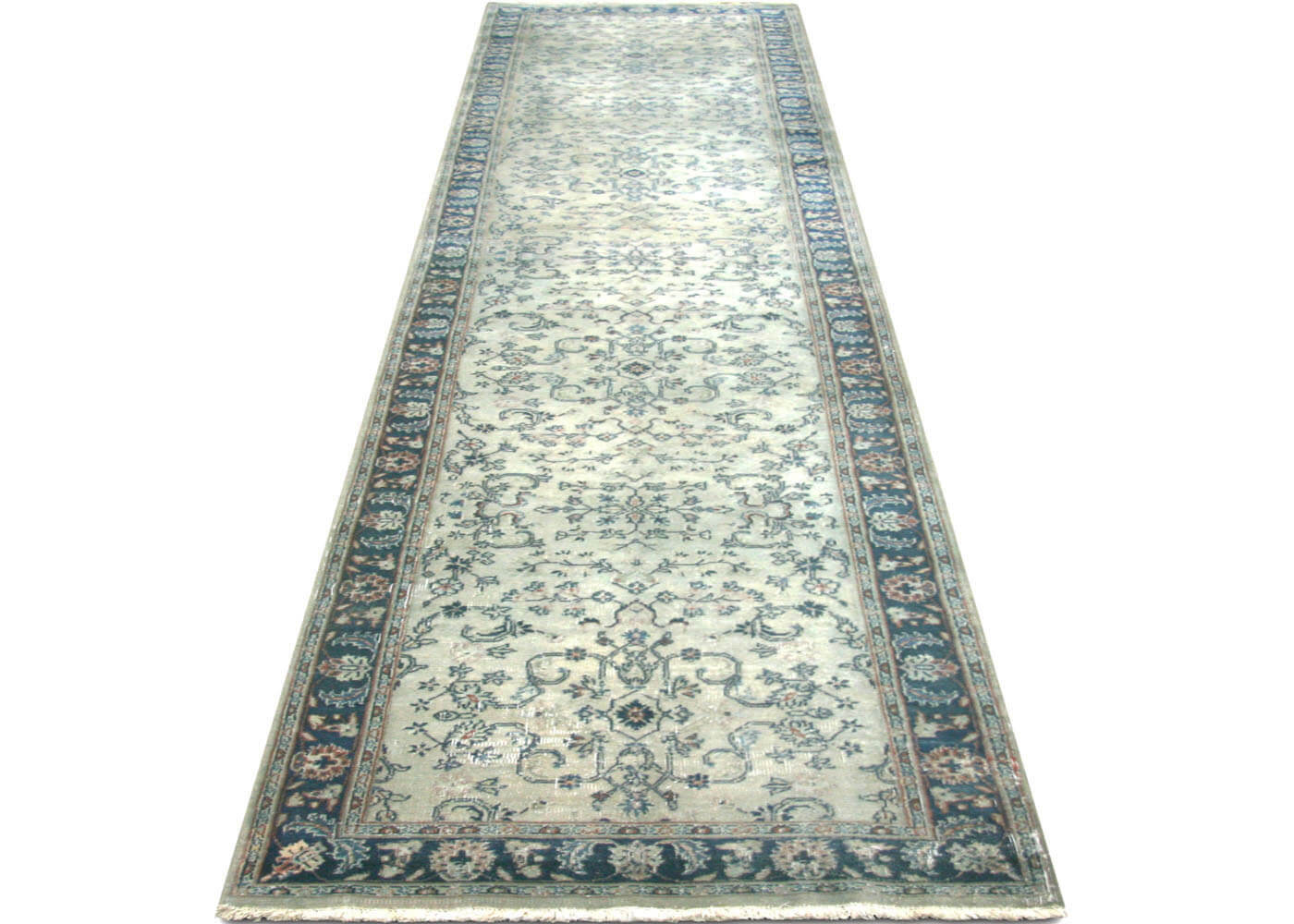 Semi Antique Persian Tabriz Runner - 2'8" x 12'7"