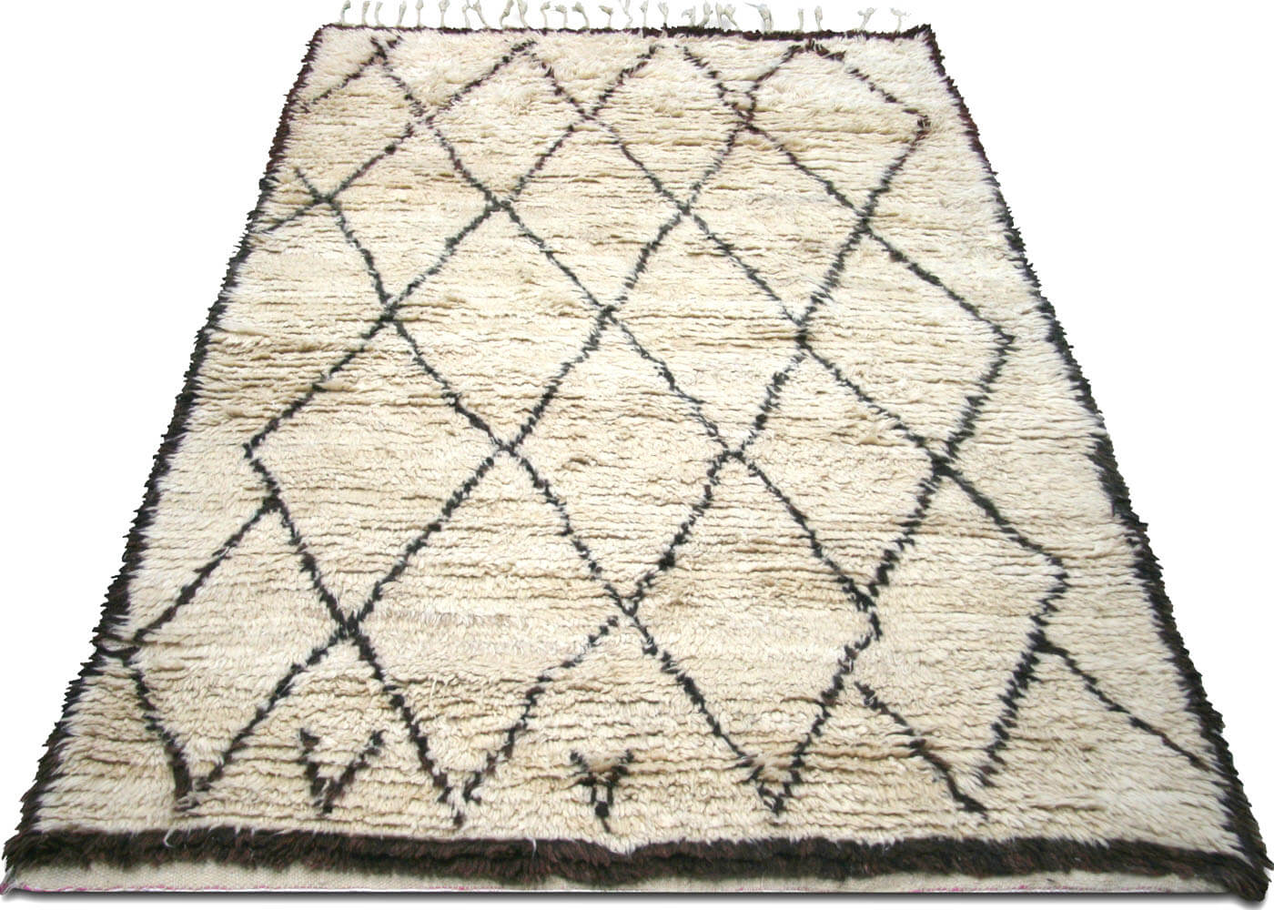 Vintage Moroccan Berber Rug - 5'9" x 8'