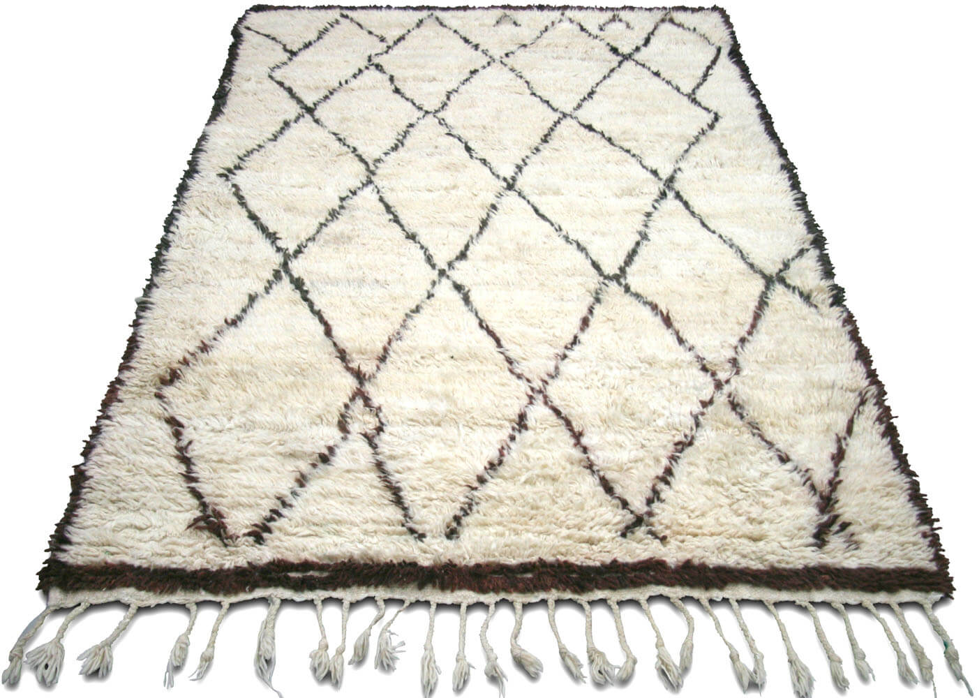 Vintage Moroccan Berber Rug - 5'9" x 8'