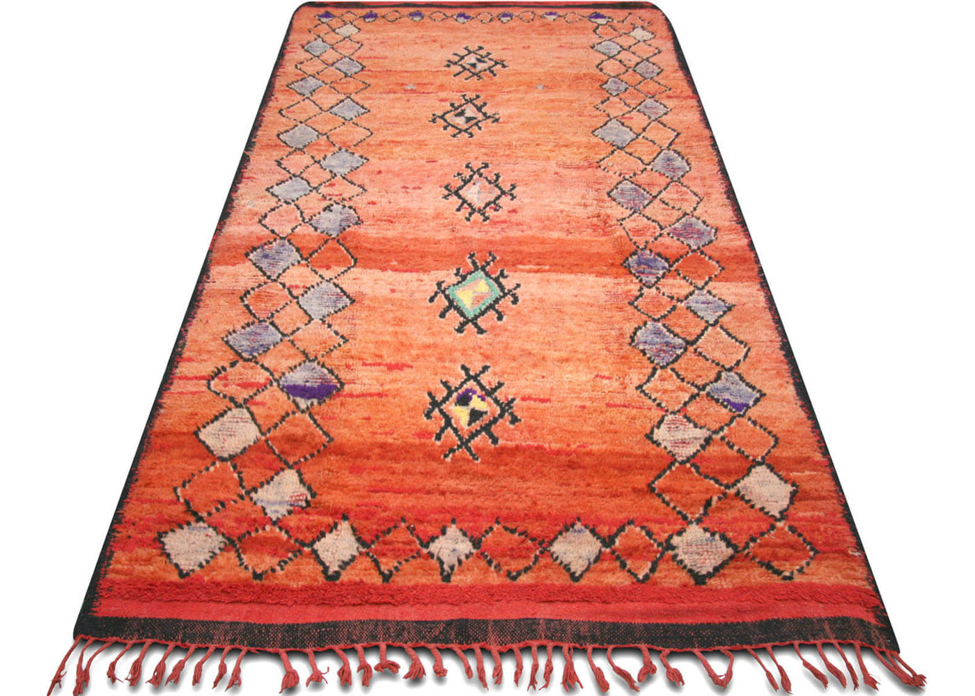 Vintage Moroccan Berber Rug - 5'7" x 11'2"