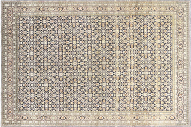 Semi Antique Persian Tabriz Rug - 7'5" x 10'11"