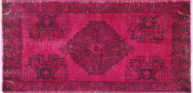 Vintage Turkish OverDyed Yastic - 1'9" x 3'7"