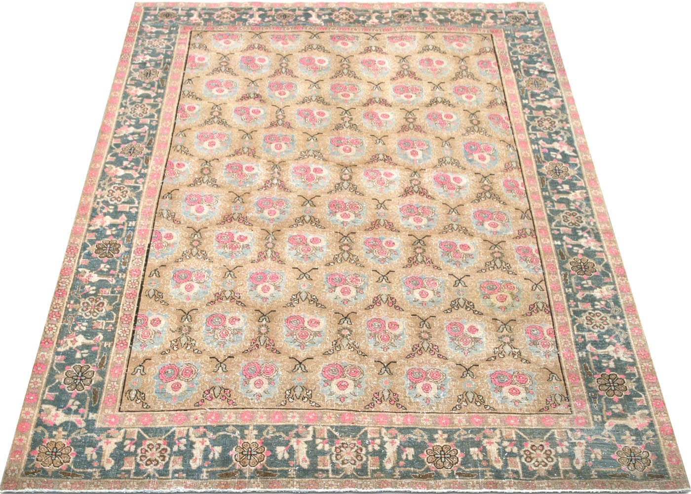 Semi Antique Persian Bidjar Rug - 7'11" x 11'2"