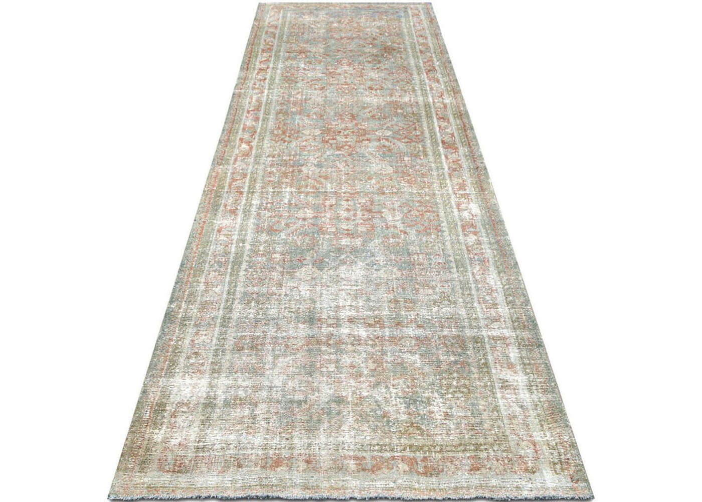 Semi Antique Persian Melayer Runner - 3'5" x 10'10"