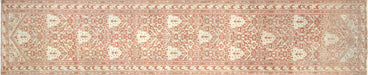Semi Antique Persian Melayer Runner - 3'5" x 17'1"